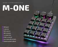 Макропад M-One з механічними свічами, Rgb підсвіткою і крутилками фото к объявлению