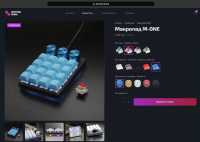 Макропад M-One з механічними свічами, Rgb підсвіткою і крутилками Киев фото 2