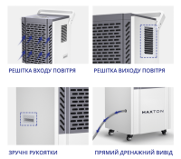 Maxton MX-90L – потужний промисловий осушувач повітря для великих приміщень Киев фото 2