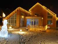 Новорічна ілюмінація гірляндами, монтаж гірлянд Киев фото 2