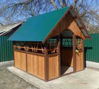 Беседка из дерева Киев фото 2